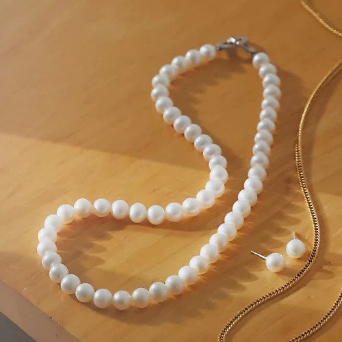 【オブラダ/Oblada】のPEARL NECKLACE 人気、トレンドファッション・服の通販 founy(ファニー) 　ファッション　Fashion　レディースファッション　WOMEN　ジュエリー　Jewelry　ネックレス　Necklaces　スウェット　Sweat　バランス　Balance　パール　Pearl　エレガント 上品　Elegant　other-3|ID: prp329100004337649 ipo3291000000031298412