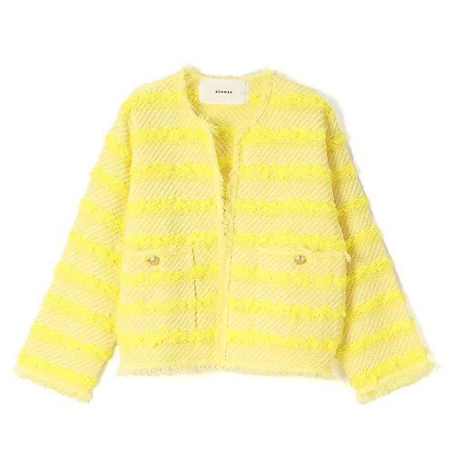 【アダワス/ADAWAS】のLIGHT TWEED JACKET インテリア・キッズ・メンズ・レディースファッション・服の通販 founy(ファニー) 　ファッション　Fashion　レディースファッション　Fashion for Women　アウター　Coat / Outerwear Collection　レディースジャケット・軽アウター　Jackets　アクセサリー　Fashion Accessories　インナー　Innerwear　オケージョン　Occasion Wear　春　Spring　キャップ　Cap, Baseball Cap　ジャケット　Jacket, Outerwear　スニーカー　Sneakers, Trainers　タートル　Turtleneck, Turtle Collar　ツイード　Twill, Twill Weave　デニム　Denim, Jeans Material　定番　Standard, Basic Item　ネックレス　Necklace, Pendant Necklace　バランス　Balance, Style Balance　パール　Pearl, Pearl Accent　ボックス　Boxy, Box Shape　ボーダー　Border, Stripe　ポケット　Pocket, Pocket Detail　別注　Limited Edition, Custom Order　ミックス　Mix, Mixed Style　リップ　Lip, Lip Motif　ローズ　Rose, Rose Motif　ワイド　Wide, Wide Fit　LEMON|ID: prp329100004337671 ipo3291000000034620636