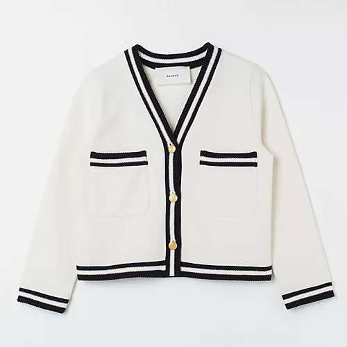【アダワス/ADAWAS】のニットジャケット インテリア・キッズ・メンズ・レディースファッション・服の通販 founy(ファニー) https://founy.com/ ファッション Fashion レディースファッション Fashion for Women アウター Coat / Outerwear Collection レディースジャケット・軽アウター Jackets コンパクト Compact, Small Size ジャケット Jacket, Outerwear トリミング Trimming, Decorative Edge バランス Balance, Style Balance ラグジュアリー Luxury, Elegant |ID: prp329100004337672 ipo3291000000030972253