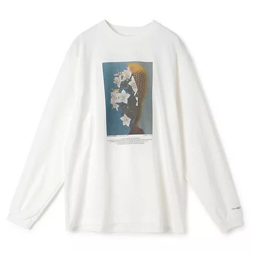 【ジェーンスミス/JANE SMITH】のNICOLA KLOOSTERMAN HYBRID L/S T-SHIRT インテリア・キッズ・メンズ・レディースファッション・服の通販 founy(ファニー) 　ファッション　Fashion　レディースファッション　Ladies' Fashion Online　トップス・カットソー　Tops/Tshirt　シャツ/ブラウス　Shirts/Blouses　ロング / Tシャツ　T-Shirts　シンプル　Simple　プリント　Print　ベーシック　Basic　ロング　Long　洗える　Washable　WHITE|ID: prp329100004343987 ipo3291000000032616966
