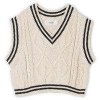 【ジェーンスミス/JANE SMITH】のKNIT CABLE TILDEN VEST 人気、トレンドファッション・服の通販 founy(ファニー) ファッション Fashion レディースファッション WOMEN アウター Coat Outerwear トップス・カットソー Tops/Tshirt ニット Knit Tops ベスト/ジレ Gilets/Vests ロング Long |ID:prp329100004344002