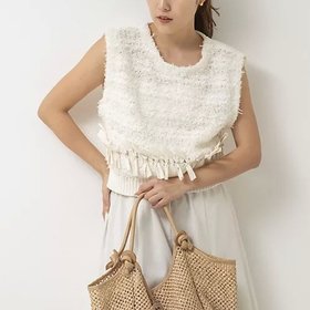 【ノーリーズ/NOLLEY'S】の《手洗い可能》ツイード&リボンベスト 人気、トレンドファッション・服の通販 founy(ファニー) ファッション Fashion レディースファッション WOMEN アウター Coat Outerwear トップス・カットソー Tops/Tshirt ベスト/ジレ Gilets/Vests ツイード Tweed ベスト Vest リボン Ribbon |ID:prp329100004344003