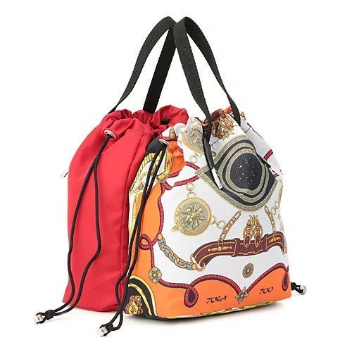 【トーガ トゥ/TOGA TOO】のPrint drawstring bag 人気、トレンドファッション・服の通販 founy(ファニー) 　ファッション　Fashion　レディースファッション　Ladies' Fashion Online　バッグ　Bag　2025年　2025　2025春夏・S/S　Ss,Spring/Summer,2025　ウエスタン　Western　スカーフ　Scarf　ドローコード　Draw Cord　バランス　Balance　巾着　Purse　other-2|ID: prp329100004344019 ipo3291000000032525638