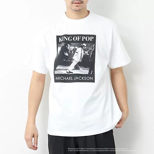 【ノーリーズ グッドマン/NOLLEY'S goodman / MEN】の【GOOD ROCK SPEED】別注 MICHAEL JACKSON T 25SS 人気、トレンドファッション・服の通販 founy(ファニー) 　ファッション　Fashion　メンズファッション　Fashion for Men　インナー　Innerwear　ヴィンテージ　Vintage Style　ショート　Short, Short Length　パフォーマンス　Performance, Active Function　フロント　Front, Front Design　プリント　Print, Printed Pattern　別注　Limited Edition, Custom Order　リラックス　Relax, Relaxed Fit　2025年　2025　2025春夏・S/S　Spring/Summer 2025 SS25　other-3|ID: prp329100004344084 ipo3291000000031718809