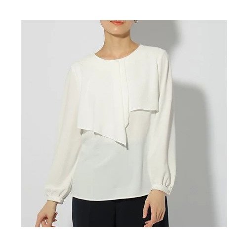 【エルーラ/Elura】のセレモニーフリルブラウス 人気、トレンドファッション・服の通販 founy(ファニー) 　ファッション　Fashion　レディースファッション　WOMEN　トップス・カットソー　Tops/Tshirt　シャツ/ブラウス　Shirts/Blouses　シンプル　Simple　ジャケット　Jacket　スタイリッシュ　Stylish　セレモニー　Ceremony　フェミニン　Feminine　フリル　Frills　フロント　Front　ボトム　Bottom　 other-1|ID: prp329100004345164 ipo3291000000030328505