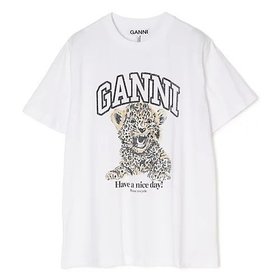 【ガニー/GANNI】のBasic Jersey Leopard Relaxed T-shirt 人気、トレンドファッション・服の通販 founy(ファニー) ファッション Fashion レディースファッション Fashion for Women トップス・カットソー Cut & Sew Tops シャツ・ブラウス・オフィスカジュアル Elegant Blouses & Button-Ups ロングTシャツ・Tシャツ Longline T-Shirts & Tees ヒョウ Leopard, Animal Print 半袖 Short Sleeve, Half Sleeve 洗える Machine Washable |ID:prp329100004348068