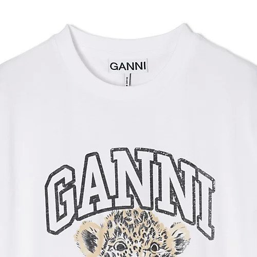 【ガニー/GANNI】のBasic Jersey Leopard Relaxed T-shirt 人気、トレンドファッション・服の通販 founy(ファニー) 　ファッション　Fashion　レディースファッション　Fashion for Women　トップス・カットソー　Cut & Sew Tops　シャツ・ブラウス・オフィスカジュアル　Elegant Blouses & Button-Ups　ロングTシャツ・Tシャツ　Longline T-Shirts & Tees　ヒョウ　Leopard, Animal Print　半袖　Short Sleeve, Half Sleeve　洗える　Machine Washable　other-3|ID: prp329100004348068 ipo3291000000036147077