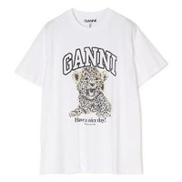 【ガニー/GANNI】のBasic Jersey Leopard Relaxed T-shirt 人気、トレンドファッション・服の通販 founy(ファニー) ファッション Fashion レディースファッション Fashion for Women トップス・カットソー Cut & Sew Tops シャツ・ブラウス・オフィスカジュアル Elegant Blouses & Button-Ups ロングTシャツ・Tシャツ Longline T-Shirts & Tees ヒョウ Leopard, Animal Print 半袖 Short Sleeve, Half Sleeve 洗える Machine Washable |ID:prp329100004348068