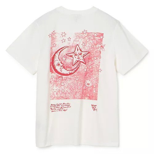 【ガニー/GANNI】のBasic Jersey Celestial Poster Relaxed T-shirt 人気、トレンドファッション・服の通販 founy(ファニー) 　ファッション　Fashion　レディースファッション　Fashion for Women　トップス・カットソー　Cut & Sew Tops　シャツ・ブラウス・オフィスカジュアル　Elegant Blouses & Button-Ups　ロングTシャツ・Tシャツ　Longline T-Shirts & Tees　2025年　2025　2025春夏・S/S　Spring/Summer 2025 SS25　イラスト　Illustration　フィット　Fit, Slim Fit　フェミニン　Feminine, Girly　プリント　Print, Printed Pattern　リラックス　Relax, Relaxed Fit　洗える　Machine Washable　other-2|ID: prp329100004348069 ipo3291000000032524268