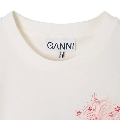 【ガニー/GANNI】のBasic Jersey Celestial Poster Relaxed T-shirt 人気、トレンドファッション・服の通販 founy(ファニー) 　ファッション　Fashion　レディースファッション　Fashion for Women　トップス・カットソー　Cut & Sew Tops　シャツ・ブラウス・オフィスカジュアル　Elegant Blouses & Button-Ups　ロングTシャツ・Tシャツ　Longline T-Shirts & Tees　2025年　2025　2025春夏・S/S　Spring/Summer 2025 SS25　イラスト　Illustration　フィット　Fit, Slim Fit　フェミニン　Feminine, Girly　プリント　Print, Printed Pattern　リラックス　Relax, Relaxed Fit　洗える　Machine Washable　other-3|ID: prp329100004348069 ipo3291000000032524269
