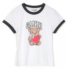 【ガニー/GANNI】のBasic Jersey Bear Small T-shirt Bright White|ID: prp329100004348070 ipo3291000000035315646