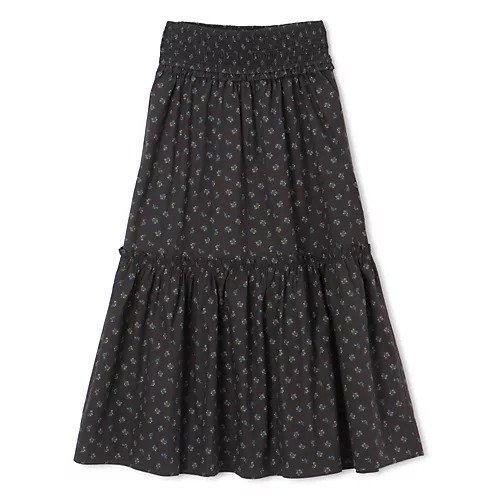 【ガニー/GANNI】のPrinted Cotton Smock Maxi Skirt インテリア・キッズ・メンズ・レディースファッション・服の通販 founy(ファニー) https://founy.com/ ファッション Fashion レディースファッション Fashion for Women スカート Skirts 2025年 2025 2025春夏・S/S Spring/Summer 2025 SS25 ティアード Tiered, Tiered Style マキシ Maxi, Full Length |ID: prp329100004348083 ipo3291000000030357725