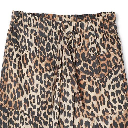 【ガニー/GANNI】のPrinted Satin Pants 人気、トレンドファッション・服の通販 founy(ファニー) 　ファッション　Fashion　レディースファッション　Fashion for Women　パンツ　Pants & Trousers　2025年　2025　2025春夏・S/S　Spring/Summer 2025 SS25　サテン　Satin, Glossy Fabric　ポケット　Pocket, Pocket Detail　リボン　Ribbon, Bow　レオパード　Leopard, Animal Print　ロング　Long, Long-Length　今季　This Season, Current Season　other-3|ID: prp329100004348084 ipo3291000000034366051