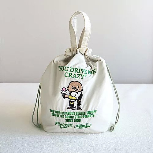 【ヘミングス/HEMING'S】の【PEANUTS】PN/保冷巾着トート インテリア・キッズ・メンズ・レディースファッション・服の通販 founy(ファニー) 　ファッション　Fashion　レディースファッション　WOMEN　バッグ　Bag　夏　Summer　巾着　Purse　IVORY|ID: prp329100004348092 ipo3291000000030968764