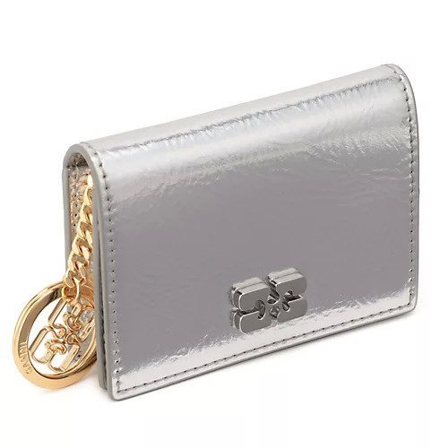 【ガニー/GANNI / GOODS】のGanni Bou Flap Card Holder Metallic 人気、トレンドファッション・服の通販 founy(ファニー) 　2025年　2025　2025春夏・S/S　Ss,Spring/Summer,2025　コンパクト　Compact　シルバー　Silver　フロント　Front　ラグジュアリー　Luxury　other-2|ID: prp329100004348111 ipo3291000000031259943