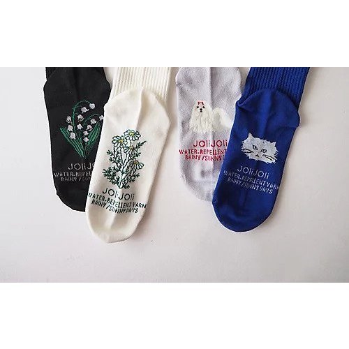 【ジョリジョリ/JoliJoli】のレイニーサニーデイ撥水ソックスLOGO 人気、トレンドファッション・服の通販 founy(ファニー) 　ファッション　Fashion　レディースファッション　WOMEN　ソックス　Socks　おすすめ　Recommend　ギフト プレゼント　Gift Present　サンダル　Sandals　ソックス　Socks　other-2|ID: prp329100004348114 ipo3291000000031265855
