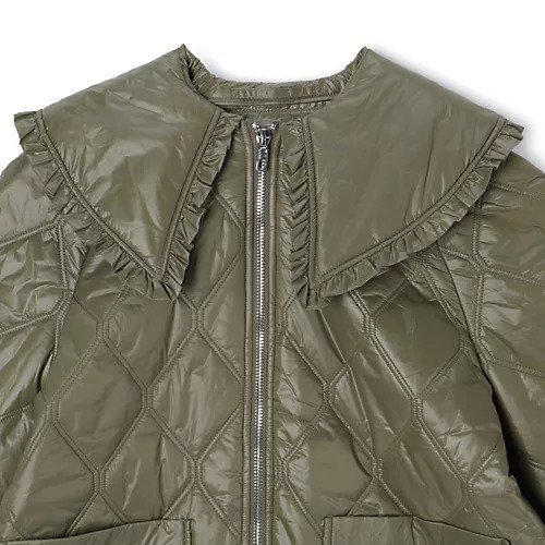【ガニー/GANNI】のShiny Quilt Midi Jacket 人気、トレンドファッション・服の通販 founy(ファニー) 　ファッション　Fashion　レディースファッション　WOMEN　アウター　Coat Outerwear　ジャケット　Jackets　2025年　2025　2025春夏・S/S　Ss,Spring/Summer,2025　キルティング　Quilting　ジャケット　Jacket　フラット　Flat　ミドル　Middle　ライニング　Lining　other-3|ID: prp329100004348116 ipo3291000000032401348