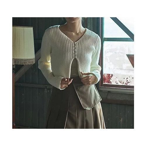 【マージュール/marjour】のRIB KNIT SHORT CARDIGAN 人気、トレンドファッション・服の通販 founy(ファニー) 　ファッション　Fashion　レディースファッション　WOMEN　トップス・カットソー　Tops/Tshirt　ニット　Knit Tops　カーディガン　Cardigans　おすすめ　Recommend　とろみ　Thickness　ジャケット　Jacket　ストレッチ　Stretch　ボトム　Bottom　リブニット　Rib Knit　ワイド　Wide　冬　Winter　春　Spring　 other-1|ID: prp329100004349221 ipo3291000000030369582