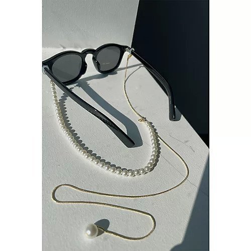 【マージュール/marjour】のPEARL SUNGLASSES CHAIN インテリア・キッズ・メンズ・レディースファッション・服の通販 founy(ファニー) https://founy.com/ ファッション Fashion レディースファッション WOMEN サングラス/メガネ Glasses サングラス Sunglasses シリコン Silicon パール Pearl メガネ Glasses ラップ Wrap ワイド Wide 旅行 Travel |ID: prp329100004349285 ipo3291000000030369984