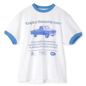 【ジェーンスミス/JANE SMITH】のKNIGHT IN SHIMMERING ARMOR RINGER T-SHIRT 人気、トレンドファッション・服の通販 founy(ファニー) ファッション Fashion レディースファッション WOMEN トップス・カットソー Tops/Tshirt シャツ/ブラウス Shirts/Blouses ロング / Tシャツ T-Shirts 洗える Washable |ID:prp329100004350452