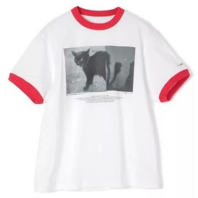 【ジェーンスミス/JANE SMITH】のNICOLA KLOOSTERMAN NINE LIVES RINGER T-SHIRT 人気、トレンドファッション・服の通販 founy(ファニー) ファッション Fashion レディースファッション Fashion for Women トップス・カットソー Cut & Sew Tops シャツ・ブラウス・オフィスカジュアル Elegant Blouses & Button-Ups ロングTシャツ・Tシャツ Longline T-Shirts & Tees コラボ Collaboration, Collab プリント Print, Printed Pattern 今季 This Season, Current Season 洗える Machine Washable |ID:prp329100004350454