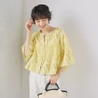 【ノーリーズソフィー/NOLLEY'S sophi】の《セットアップ対応》キラキラカットジャガード2WAYブラウス イエロー系その他|ID: prp329100004350463 ipo3291000000030381051