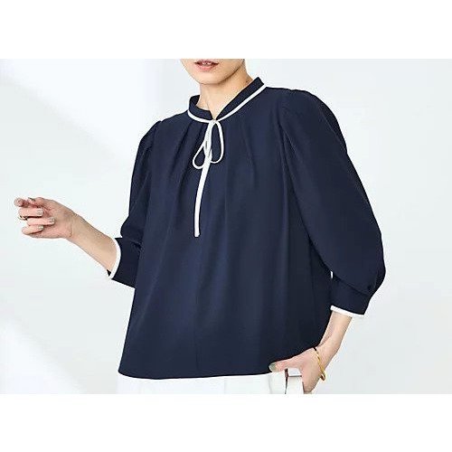 【ノーリーズ/NOLLEY'S】のストレッチジョーゼット配色リボンブラウス インテリア・キッズ・メンズ・レディースファッション・服の通販 founy(ファニー) https://founy.com/ ファッション Fashion レディースファッション WOMEN トップス・カットソー Tops/Tshirt シャツ/ブラウス Shirts/Blouses 2025年 2025 2025春夏・S/S Ss,Spring/Summer,2025 オケージョン Occasion ジャケット Jacket ジョーゼット Georgette ストレッチ Stretch パイピング Piping リボン Ribbon ロング Long エレガント 上品 Elegant 人気 Popularity ビジネス 仕事 通勤 Business 定番 Standard |ID: prp329100004350465 ipo3291000000032219837