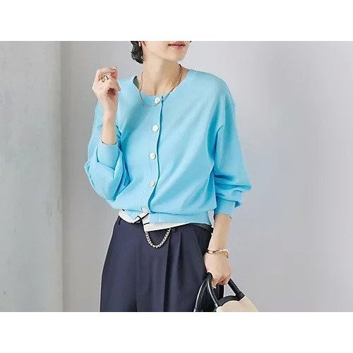 【ノーリーズソフィー/NOLLEY'S sophi】の《手洗い可能》綿混シアー2WAYニット インテリア・キッズ・メンズ・レディースファッション・服の通販 founy(ファニー) 　ファッション　Fashion　レディースファッション　WOMEN　トップス・カットソー　Tops/Tshirt　ニット　Knit Tops　2025年　2025　2025春夏・S/S　Ss,Spring/Summer,2025　コンパクト　Compact　シアー　Sheer　シンプル　Simple　夏　Summer　春　Spring　ライトブルー|ID: prp329100004350471 ipo3291000000030381091