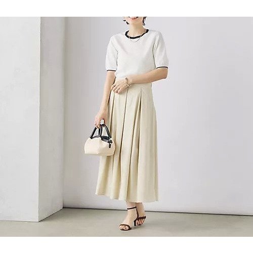 【ノーリーズソフィー/NOLLEY'S sophi】の《アンサンブル対応》《手洗い可能》マルチファンクション総針ショートスリーブプルオーバーニット 人気、トレンドファッション・服の通販 founy(ファニー) 　ファッション　Fashion　レディースファッション　WOMEN　トップス・カットソー　Tops/Tshirt　ニット　Knit Tops　アンサンブル　Knit Ensemble　プルオーバー　Pullover　2025年　2025　2025春夏・S/S　Ss,Spring/Summer,2025　アンサンブル　Ensemble　フィット　Fit　ロング　Long　半袖　Short Sleeve　other-2|ID: prp329100004350472 ipo3291000000031266957