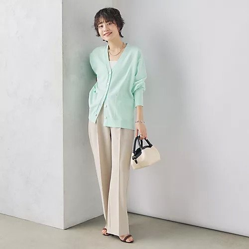 【ノーリーズソフィー/NOLLEY'S sophi】の《手洗い可能》綿アセVネックカーディガン 人気、トレンドファッション・服の通販 founy(ファニー) 　ファッション　Fashion　レディースファッション　WOMEN　トップス・カットソー　Tops/Tshirt　カーディガン　Cardigans　Vネック　V-Neck　2025年　2025　2025春夏・S/S　Ss,Spring/Summer,2025　カーディガン　Cardigan　キャミソール　Camisole　夏　Summer　other-2|ID: prp329100004350473 ipo3291000000031266961