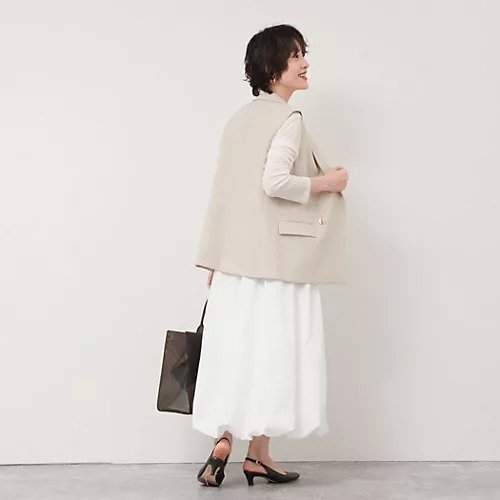 【ノーリーズソフィー/NOLLEY'S sophi】のウォッシャブルドライトロピカルジレ 人気、トレンドファッション・服の通販 founy(ファニー) 　ファッション　Fashion　レディースファッション　WOMEN　アウター　Coat Outerwear　トップス・カットソー　Tops/Tshirt　ベスト/ジレ　Gilets/Vests　2025年　2025　2025春夏・S/S　Ss,Spring/Summer,2025　おすすめ　Recommend　バランス　Balance　ボトム　Bottom　メタル　Metal　ロング　Long　ワイド　Wide　春　Spring　秋　Autumn/Fall　other-2|ID: prp329100004350479 ipo3291000000031712738