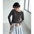 【スタイルデリ/STYLE DELI】のとろみワイドリブボートネックトップス 人気、トレンドファッション・服の通販 founy(ファニー) ファッション Fashion レディースファッション WOMEN トップス・カットソー Tops/Tshirt インナー Inner 春 Spring カットソー Cut And Sew カーディガン Cardigan サロペット Overalls シンプル Simple ジャケット Jacket とろみ Thickness チェリー Cherry デニム Denim 定番 Standard 長袖 Long Sleeve フィット Fit ポケット Pocket ワイドリブ Wide Rib 夏 Summer thumbnail チャコール|ID: prp329100004352357 ipo3291000000030394543