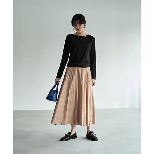【スタイルデリ/STYLE DELI】のとろみワイドリブボートネックトップス 人気、トレンドファッション・服の通販 founy(ファニー) 　ファッション　Fashion　レディースファッション　Fashion for Women　トップス・カットソー　Cut & Sew Tops　インナー　Innerwear　春　Spring　カットソー　Cut and Sewn Top　カーディガン　Cardigan, Knitwear　サロペット　Overalls, Salopette　シンプル　Simple, Minimal　ジャケット　Jacket, Outerwear　とろみ　Fluid, Flowy Fabric　チェリー　Cherry, Cherry Pattern　デニム　Denim, Jeans Material　定番　Standard, Basic Item　長袖　Long Sleeve, Full Sleeve　フィット　Fit, Slim Fit　ポケット　Pocket, Pocket Detail　ワイドリブ　Wide Rib, Wide Ribbed Knit　夏　Summer　other-2|ID: prp329100004352357 ipo3291000000031266754