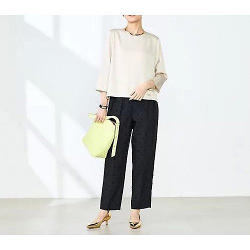 【ノーリーズ/NOLLEY'S】のオトナサテン7分袖サイドスリットブラウス 人気、トレンドファッション・服の通販 founy(ファニー) 　ファッション　Fashion　レディースファッション　Fashion for Women　トップス・カットソー　Cut & Sew Tops　シャツ・ブラウス・オフィスカジュアル　Elegant Blouses & Button-Ups　2025年　2025　2025春夏・S/S　Spring/Summer 2025 SS25　インナー　Innerwear　サテン　Satin, Glossy Fabric　シンプル　Simple, Minimal　ジャケット　Jacket, Outerwear　セレモニー　Ceremony　デニム　Denim, Jeans Material　プレート　Plate, Dish　ボトム　Bottoms, Lower Wear　エレガント 上品　Elegant　other-2|ID: prp329100004352378 ipo3291000000033628659