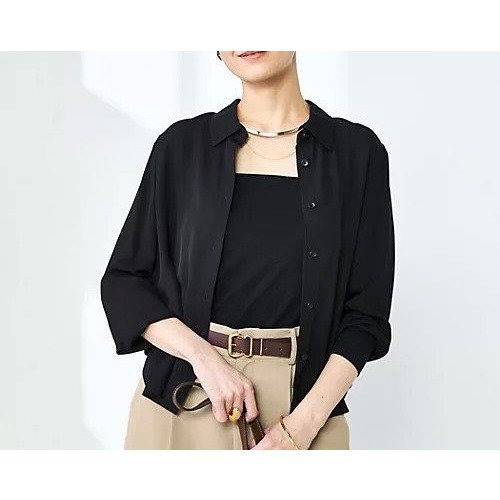 【ノーリーズ/NOLLEY'S】のカフス裾リブシフォンシャツ インテリア・キッズ・メンズ・レディースファッション・服の通販 founy(ファニー) https://founy.com/ ファッション Fashion レディースファッション WOMEN トップス・カットソー Tops/Tshirt シャツ/ブラウス Shirts/Blouses 2025年 2025 2025春夏・S/S Ss,Spring/Summer,2025 エレガント 上品 Elegant カフス Cuffs シアー Sheer ドッキング Docking 羽織 Haori |ID: prp329100004352382 ipo3291000000031712535