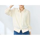 【ノーリーズ/NOLLEY'S】のカフス裾リブシフォンシャツ オフホワイト|ID: prp329100004352382 ipo3291000000031712537