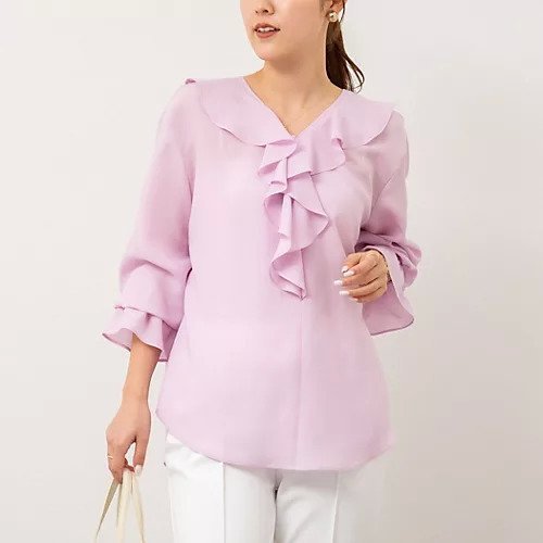 【ノーリーズ/NOLLEY'S】の【追加】(CLASSY5月号掲載)ラッフル衿とろみブラウス インテリア・キッズ・メンズ・レディースファッション・服の通販 founy(ファニー) https://founy.com/ 雑誌掲載アイテム Magazine Picks & Fashion Features ファッション雑誌 Fashion Magazines クラッシィ CLASSY. ファッション Fashion レディースファッション Fashion for Women トップス・カットソー Cut & Sew Tops シャツ・ブラウス・オフィスカジュアル Elegant Blouses & Button-Ups 春 Spring 5月号 May Issue カーディガン Cardigan, Knitwear シルク Silk, 100% Silk ジャケット Jacket, Outerwear 雑誌 Magazine, Fashion Magazine とろみ Fluid, Flowy Fabric デニム Denim, Jeans Material フリル Frill, Ruffle フロント Front, Front Design ベビー Baby, Babywear ラッフル Ruffle, Frill おすすめ Recommended / Our Picks セレモニー Ceremony ビジネス 仕事 通勤 Business / Work / Commuting 2025年 2025 2025春夏・S/S Spring/Summer 2025 SS25 |ID: prp329100004352384 ipo3291000000031106059