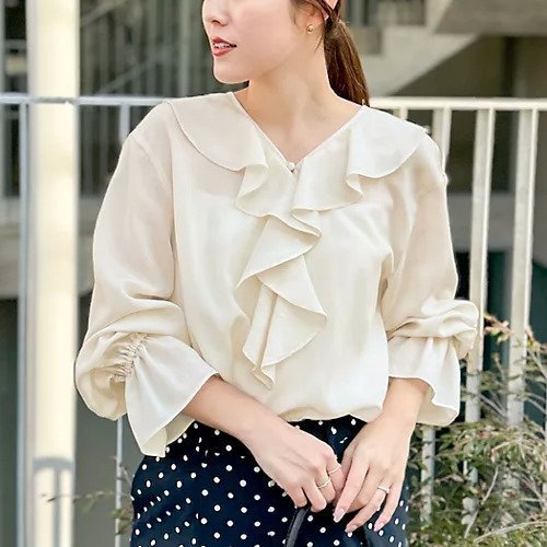 【ノーリーズ/NOLLEY'S】の【追加】(CLASSY5月号掲載)ラッフル衿とろみブラウス インテリア・キッズ・メンズ・レディースファッション・服の通販 founy(ファニー) https://founy.com/ 雑誌掲載アイテム Magazine Items ファッション雑誌 Fashion Magazines クラッシィ CLASSY. ファッション Fashion レディースファッション Ladies' Fashion Online トップス・カットソー Tops/Tshirt シャツ/ブラウス Shirts/Blouses 春 Spring 5月号 May Issue カーディガン Cardigan シルク Silk ジャケット Jacket 雑誌 Magazine とろみ Thickness デニム Denim フリル Frills フロント Front ベビー Baby ラッフル Raffle おすすめ Recommend セレモニー Ceremony ビジネス 仕事 通勤 Business 2025年 2025 2025春夏・S/S Ss,Spring/Summer,2025 |ID: prp329100004352384 ipo3291000000032399609