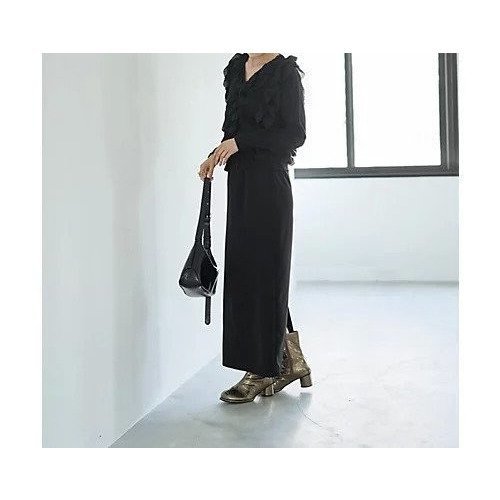 【スタイルデリ/STYLE DELI】の【LUXE】シフォンフリルニットカーディガン 人気、トレンドファッション・服の通販 founy(ファニー) ファッション Fashion レディースファッション Fashion for Women トップス・カットソー Cut & Sew Tops ニット Knit Tops & Sweaters カーディガン・羽織り Layered Style Cardigans インナー Innerwear エアリー Airy Texture 春 Spring 秋 Autumn クール Cool, Chic シンプル Simple, Minimal ジャケット Jacket, Outerwear ストレート Straight, Straight Cut タートルネック Turtleneck, High Neck デコルテ Décolleté, Neckline ハイネック High Neck, Mock Neck フィット Fit, Slim Fit フリル Frill, Ruffle フロント Front, Front Design ベーシック Basic, Essential ポケット Pocket, Pocket Detail モノトーン Monotone, Black and White 冬 Winter / This Winter 夏 Summer ビジネス 仕事 通勤 Business / Work / Commuting other-3|ID: prp329100004352393 ipo3291000000034281506