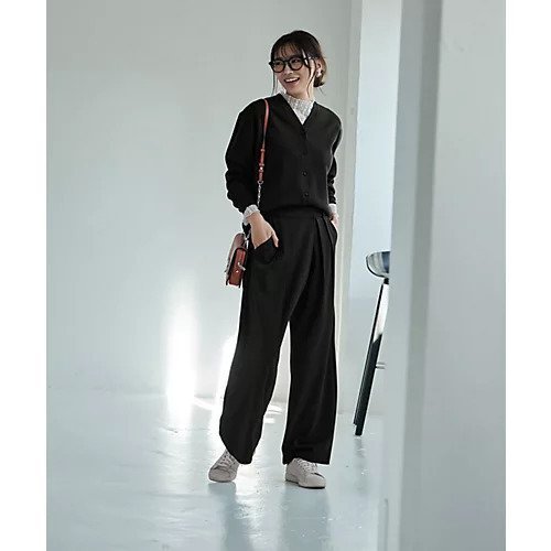 【スタイルデリ/STYLE DELI】のしっとりもっちりVネックカーディガン 人気、トレンドファッション・服の通販 founy(ファニー) 　ファッション　Fashion　レディースファッション　WOMEN　トップス・カットソー　Tops/Tshirt　カーディガン　Cardigans　Vネック　V-Neck　インナー　Inner　カットソー　Cut And Sew　カーディガン　Cardigan　サロペット　Overalls　シンプル　Simple　ジャケット　Jacket　ストレート　Straight　定番　Standard　長袖　Long Sleeve　リアル　Real　夏　Summer　other-2|ID: prp329100004352394 ipo3291000000031266811