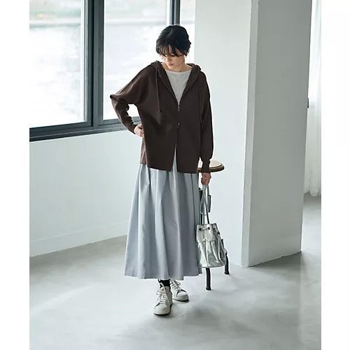 【スタイルデリ/STYLE DELI】のダブルファスナーニットパーカー 人気、トレンドファッション・服の通販 founy(ファニー) 　ファッション　Fashion　レディースファッション　WOMEN　トップス・カットソー　Tops/Tshirt　ニット　Knit Tops　パーカ　Sweats　イエロー　Yellow　春　Spring　軽量　Lightweight　ショルダー　Shoulder　シルバー　Silver　ジャケット　Jacket　スウェット　Sweat　ストレート　Straight　スリット　Slit　ダブル　Double　ドロップ　Drop　定番　Standard　バランス　Balance　パーカー　Hoodie　フィット　Fit　フォルム　Form　フロント　Front　ブルゾン　Blouson　ポケット　Pocket　冬　Winter　A/W・秋冬　Aw・Autumn/Winter・Fw・Fall-Winter　ビジネス 仕事 通勤　Business　 other-1|ID: prp329100004352401 ipo3291000000030394740