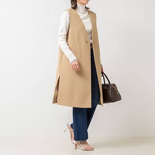 【ノーリーズ/NOLLEY'S】の【WEB限定】ウォッシャブルドライタスランスリットジレ インテリア・キッズ・メンズ・レディースファッション・服の通販 founy(ファニー) https://founy.com/ ファッション Fashion レディースファッション Fashion for Women アウター Coat / Outerwear Collection トップス・カットソー Cut & Sew Tops ベスト&ジレ / 重ね着スタイル Vests & Gilets 2025年 2025 2025春夏・S/S Spring/Summer 2025 SS25 おすすめ Recommended / Our Picks シンプル Simple, Minimal セレモニー Ceremony デニム Denim, Jeans Material フリル Frill, Ruffle ロング Long, Long-Length |ID: prp329100004352402 ipo3291000000033217387