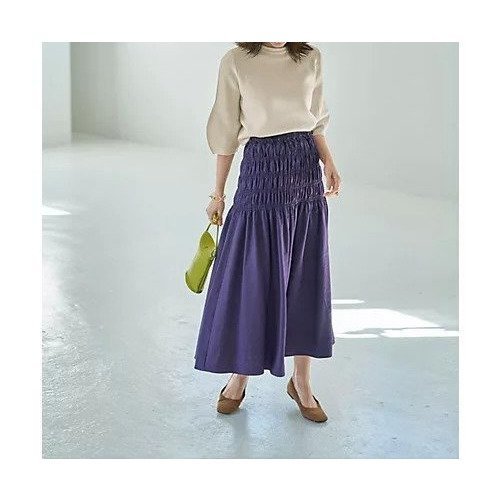【スタイルデリ/STYLE DELI】のシャーリングギャザースカート インテリア・キッズ・メンズ・レディースファッション・服の通販 founy(ファニー) https://founy.com/ ファッション Fashion レディースファッション WOMEN スカート Skirt イエロー Yellow 春 Spring カーディガン Cardigan ギャザー Gather 切替 Switching シャーリング Shirring ジャケット Jacket スニーカー Sneakers スリット Slit チュニック Tunic バランス Balance パープル Purple フォルム Form フレア Flare ポケット Pocket マーメイド Mermaid ロング Long 冬 Winter A/W・秋冬 Aw・Autumn/Winter・Fw・Fall-Winter S/S・春夏 Ss・Spring/Summer 夏 Summer エレガント 上品 Elegant |ID: prp329100004352407 ipo3291000000030394764
