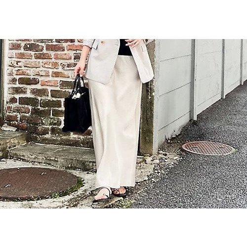 【ノーリーズ/NOLLEY'S】の【WEB限定】デザインサテンバイアスタイトスカート 人気、トレンドファッション・服の通販 founy(ファニー) 　ファッション　Fashion　レディースファッション　Fashion for Women　スカート　Skirts　2025年　2025　2025春夏・S/S　Spring/Summer 2025 SS25　おすすめ　Recommended / Our Picks　なめらか　Smooth, Silky Texture　サテン　Satin, Glossy Fabric　タンク　Tank Top, Sleeveless Top　フィット　Fit, Slim Fit　エレガント 上品　Elegant　冬　Winter / This Winter　other-2|ID: prp329100004352408 ipo3291000000033852765