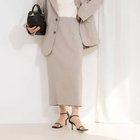【リエミラー/Rie Miller】の《セットアップ対応》リネンライクタイトスカート 人気、トレンドファッション・服の通販 founy(ファニー) ファッション Fashion レディースファッション Fashion for Women セットアップ Matching Sets スカート・ミニ/ミディ/マキシ Skirts / Mini, Midi & Maxi Skirts 2025年 2025 2025春夏・S/S Spring/Summer 2025 SS25 ジャケット Jacket, Outerwear セットアップ Set-Up, Coordinated Outfit リネン Linen, Linen Fabric thumbnail ベージュ|ID: prp329100004352414 ipo3291000000034068840