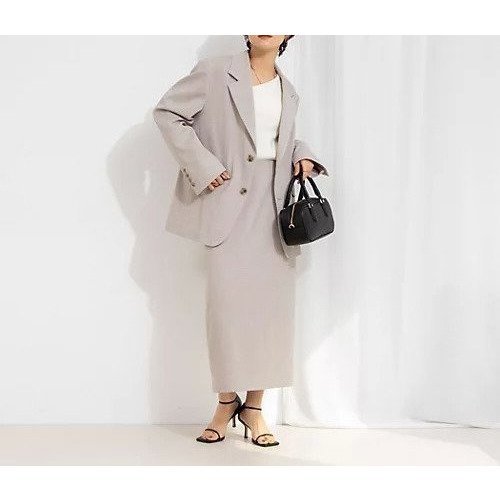 【リエミラー/Rie Miller】の《セットアップ対応》リネンライクタイトスカート 人気、トレンドファッション・服の通販 founy(ファニー) 　ファッション　Fashion　レディースファッション　Fashion for Women　セットアップ　Matching Sets　スカート・ミニ/ミディ/マキシ　Skirts / Mini, Midi & Maxi Skirts　2025年　2025　2025春夏・S/S　Spring/Summer 2025 SS25　ジャケット　Jacket, Outerwear　セットアップ　Set-Up, Coordinated Outfit　リネン　Linen, Linen Fabric　other-2|ID: prp329100004352414 ipo3291000000034068842