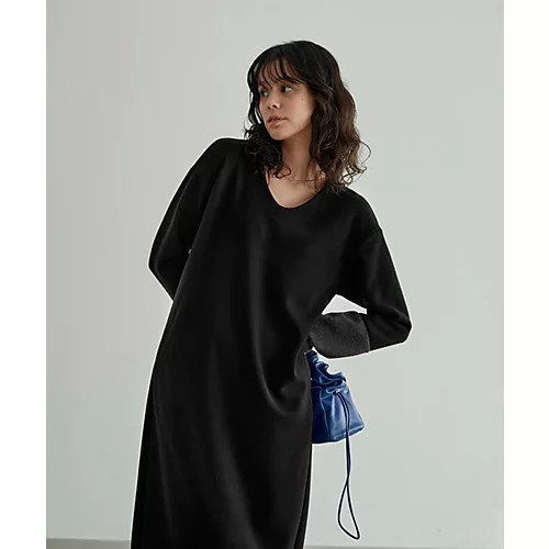 【スタイルデリ/STYLE DELI】の【MADE IN JAPAN】配色Uネックワンピース 人気、トレンドファッション・服の通販 founy(ファニー) 　ファッション　Fashion　レディースファッション　Ladies' Fashion Online　ワンピース　Dress　インナー　Inner　春　Spring　カットソー　Cut And Sew　ガウン　Gown　鹿の子　Pique　サーマル　Thermal　ジャケット　Jacket　スウェット　Sweat　スリット　Slit　ハイネック　High Neck　バランス　Balance　ブルゾン　Blouson　ペチコート　Petticoat　ポケット　Pocket　ループ　Loop　ワッフル　Waffle　S/S・春夏　Ss・Spring/Summer　日本製　Made In Japan　夏　Summer　ビジネス 仕事 通勤　Business　other-2|ID: prp329100004352429 ipo3291000000031266858
