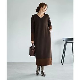 【スタイルデリ/STYLE DELI】 【MADE IN JAPAN】配色Uネックワンピース人気、トレンドファッション・服の通販 founy(ファニー) ファッション Fashion レディースファッション Fashion for Women ワンピース Dresses インナー Innerwear 春 Spring カットソー Cut and Sewn Top ガウン Gown, Robe 鹿の子 Piqué, Kanoko Fabric サーマル Thermal, Waffle Knit ジャケット Jacket, Outerwear スウェット / スエット Sweatshirt, Sweatwear スリット Slit, Slit Detail ハイネック High Neck, Mock Neck バランス Balance, Style Balance ブルゾン Blouson, Bomber Jacket ペチコート Petticoat, Underskirt ポケット Pocket, Pocket Detail ループ Loop, Loop Knit ワッフル Waffle, Waffle Knit S/S・春夏 SS, Spring/Summer, Warm Season 日本製 Made In Japan 夏 Summer ビジネス 仕事 通勤 Business / Work / Commuting |ID:prp329100004352429