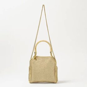 【ステラ マッカートニー/STELLA McCARTNEY】 ファラベラ ミニ ラフィア風バッグ人気、トレンドファッション・服の通販 founy(ファニー) ファッション Fashion レディースファッション WOMEN バッグ Bag ラフィア Raffia 夏 Summer |ID:prp329100004352437