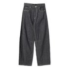 【ミューニック/Munich】のlinen cotton cloth barrel leg pants ネイビー|ID:prp329100004355518